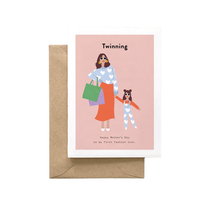 Twinning - Mother's Day Card by Spaghetti & Meatballs