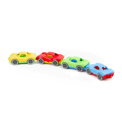Stack & Link Racers - Set of 4 by Green Toys
