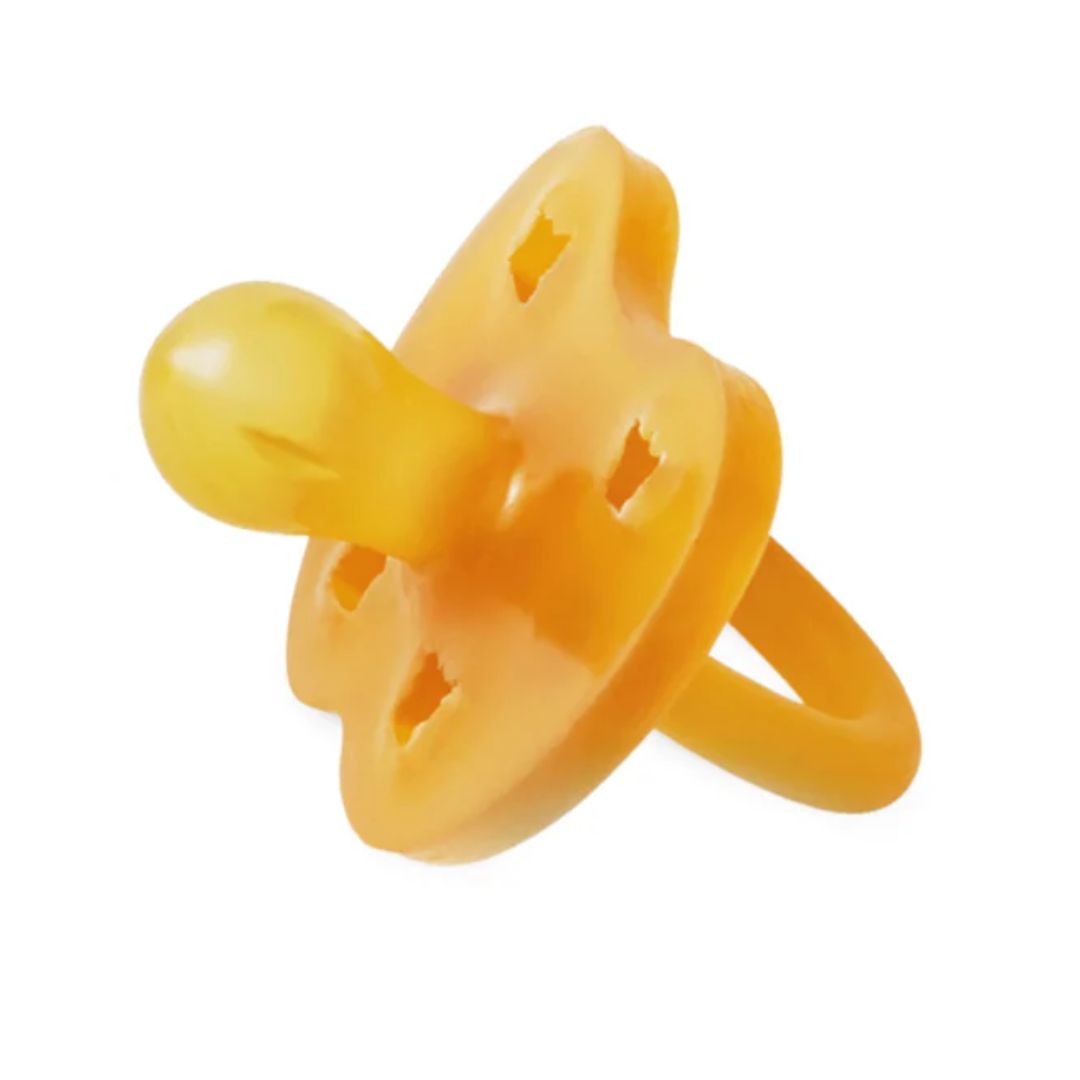 Crown Round Natural Rubber Pacifier by Hevea – Pacifier Kids Boutique