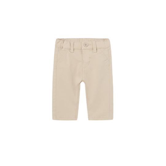 Basic Twill Trousers - Malta Beige by Mayoral FINAL SALE