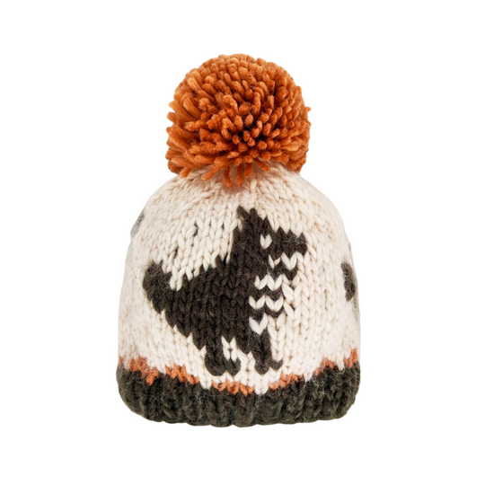 T-Rex Knit Hat - Loden by Huggalugs