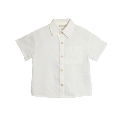 Gingham Dreams Button Up -  White by Mayhem