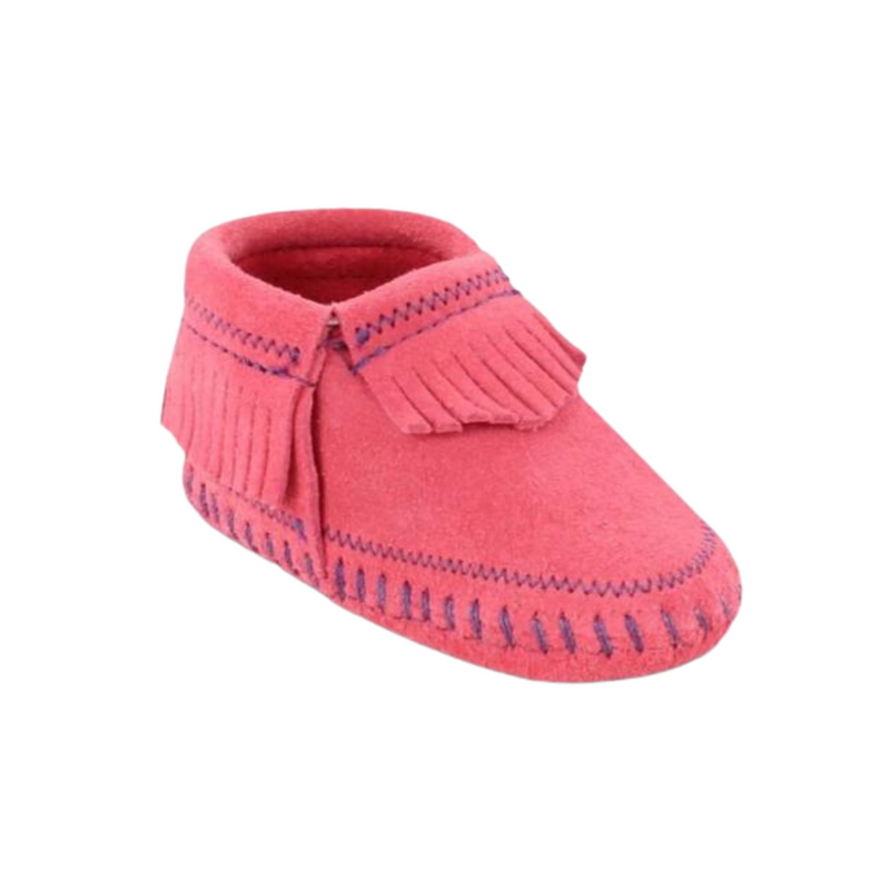 Riley Bootie - Pink by Minnetonka Moccasin