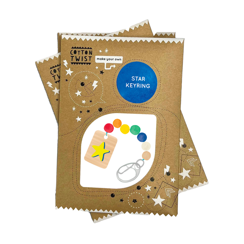Make Your Own Star Keyring Kit by Cotton Twist