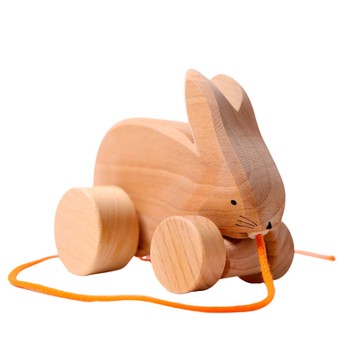 Wooden Bobbing Rabbit Hans by Grimm's