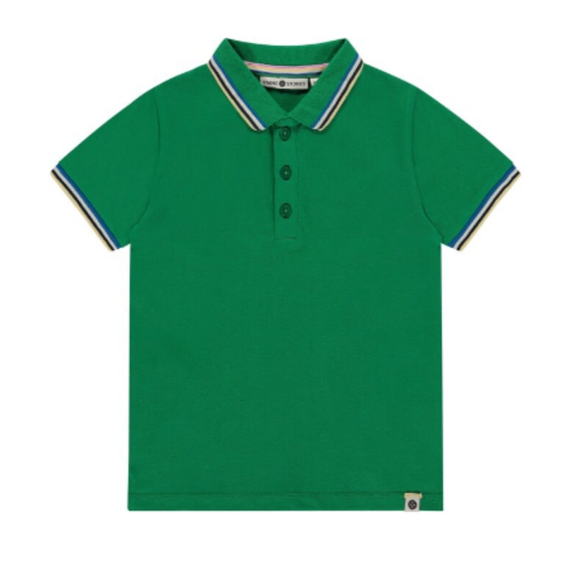 Short Sleeve Polo - Green by Babyface - FINAL SALE