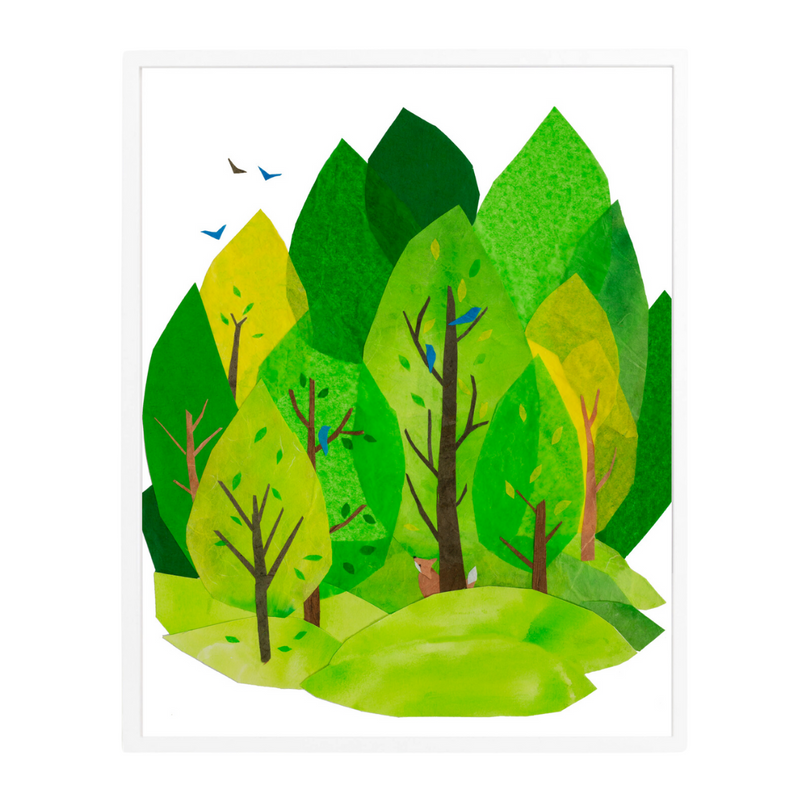 Forest Art Print - 8x10 by Mia Posada