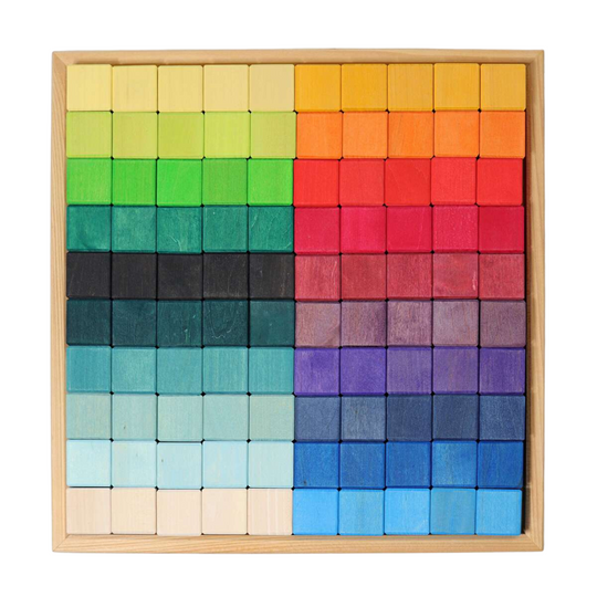 Large Mosaic Wooden Blocks by Grimm's