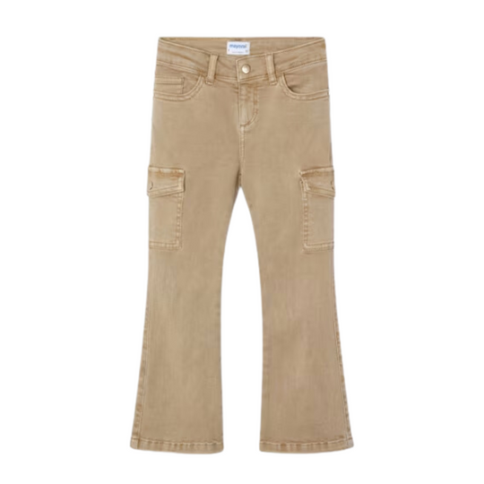 Flared Pants - Brown by Mayoral - FINAL SALE