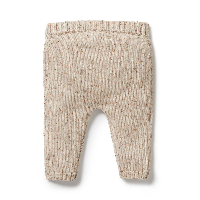 Knitted Legging - Almond Fleck by Wilson & Frenchy