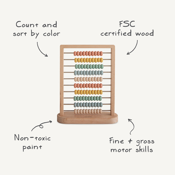 Wooden Abacus by Mushie & Co