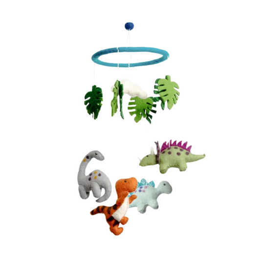 Wool Mobile - Baby Dinosaurs by The Winding Road