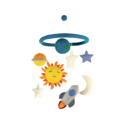 Wool Mobile - Planets and Space by The Winding Road