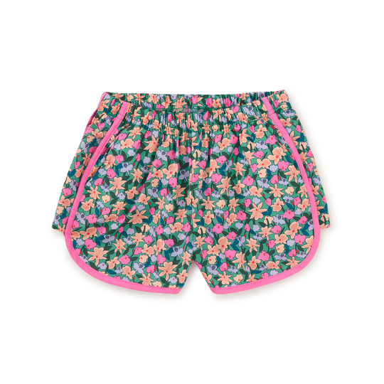 Woven Dolphin Shorts - Orchid Ditsy by Tea Collection - FINAL SALE