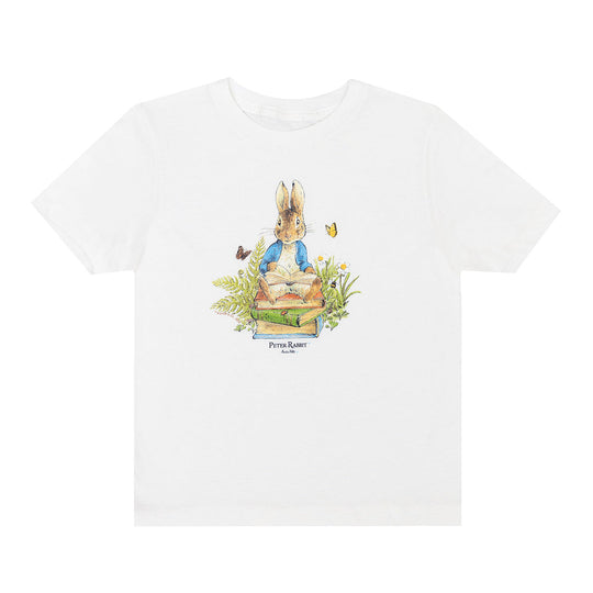 Peter Rabbit Book Stack T-Shirt by Out of Print
