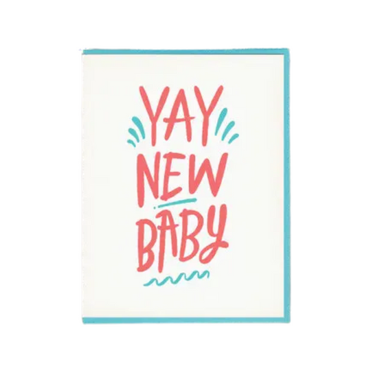 Yay New Baby Card by Bench Pressed