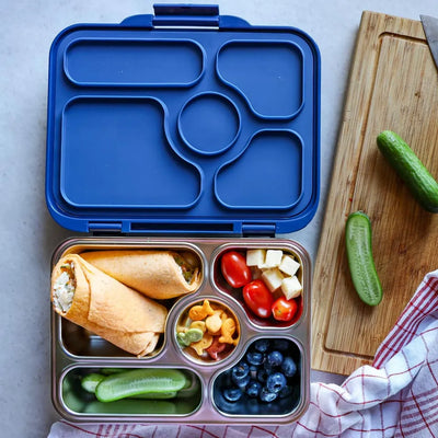 Yumbox Presto Leakproof Stainless Steel Bento Box - Tulum Blue