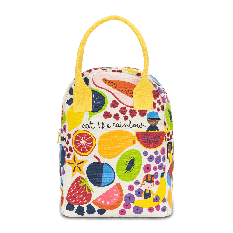 Zipper Lunch Bag - Eat the Rainbow by Fluf