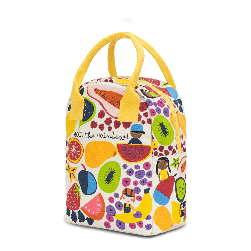 Zipper Lunch Bag - Eat the Rainbow by Fluf