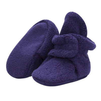 Cozie Fleece Booties - True Navy by Zutano