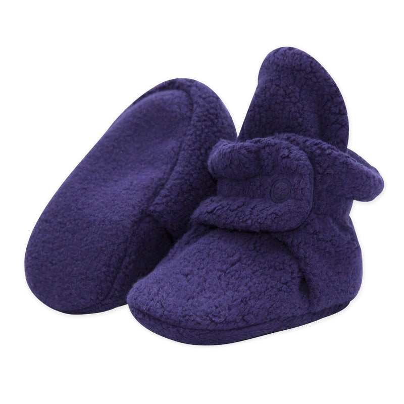 Cozie Fleece Booties - True Navy by Zutano