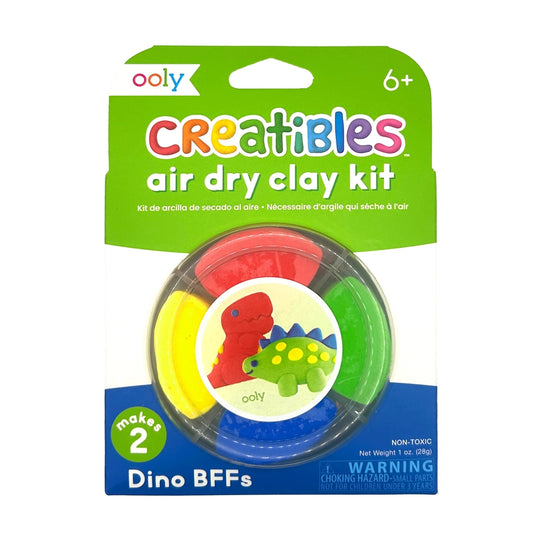 Creatibles DIY Air-Dry Clay Kit - Dino BFFs by OOLY