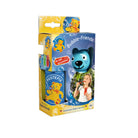 Pustefix Bubble-Friends packaging with a blue bubble blower and yellow box on a white background
