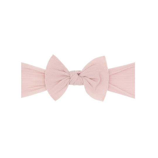 Itty Bitty Knot Headband - Antique Pink by Baby Bling