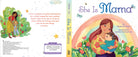 Book cover and spine of 'She Is Mama' with illustrations of a mother and child.