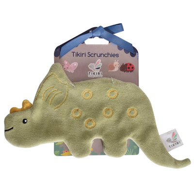 Organic Triceratops Crinkly Toy by Tikiri Toys