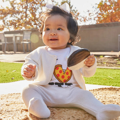 Bubbie's Black & White Cookie Teether by PiccoliNY