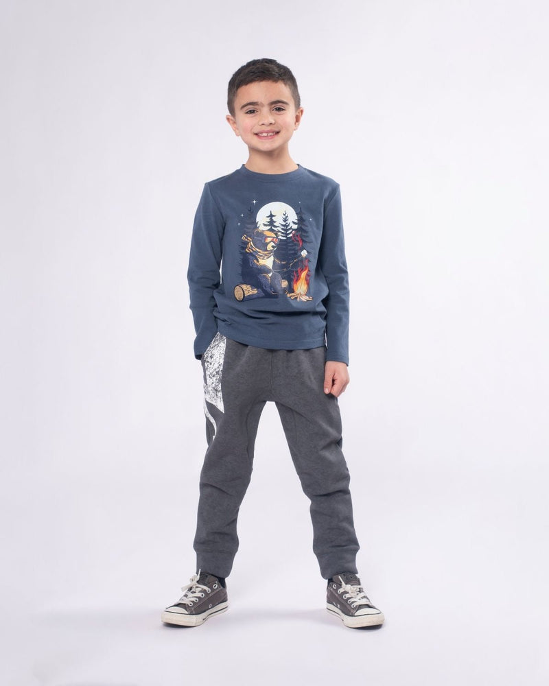 Teddy Smores Graphic Long Sleeve Tee by Appaman