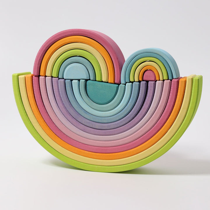 Large Rainbow - Pastel by Grimm's – Pacifier Kids Boutique