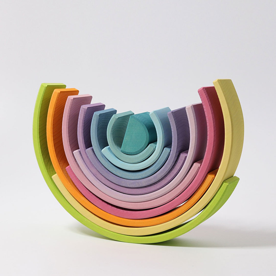 Large Rainbow - Pastel by Grimm's – Pacifier Kids Boutique