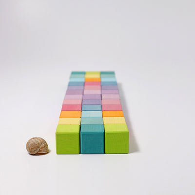 Pastel Mosaic Wooden Blocks by Grimm's