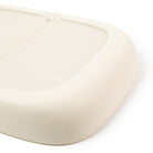 Beige car roof with a white background