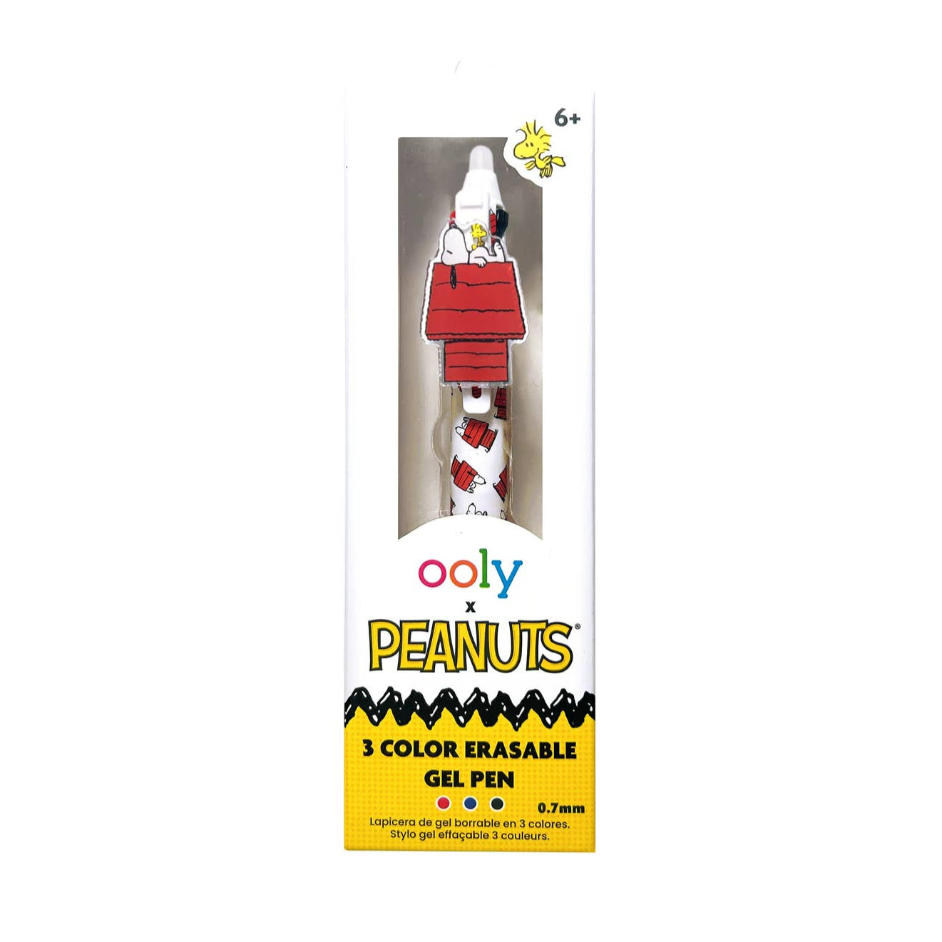 Peanuts 3 Color Erasable Gel Pen by OOLY – Pacifier Kids Boutique