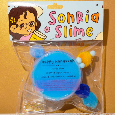 Happy Hanukkah Slime by Sonria Slime