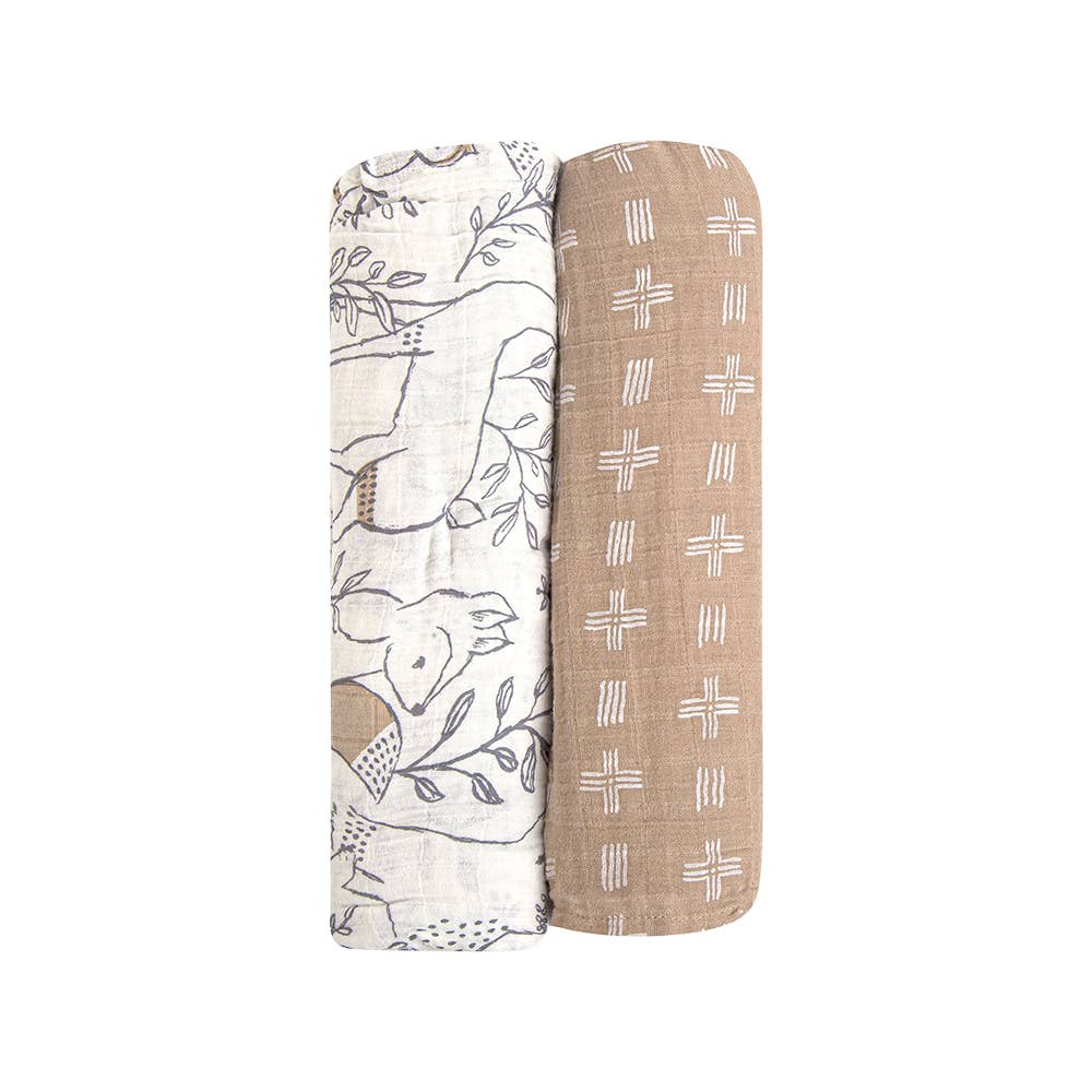 2-Pc. Swaddle Wraps - Ezra by Crane Baby – Pacifier Kids Boutique