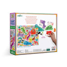 36-piece giant puzzle box with animal illustrations on a white background
