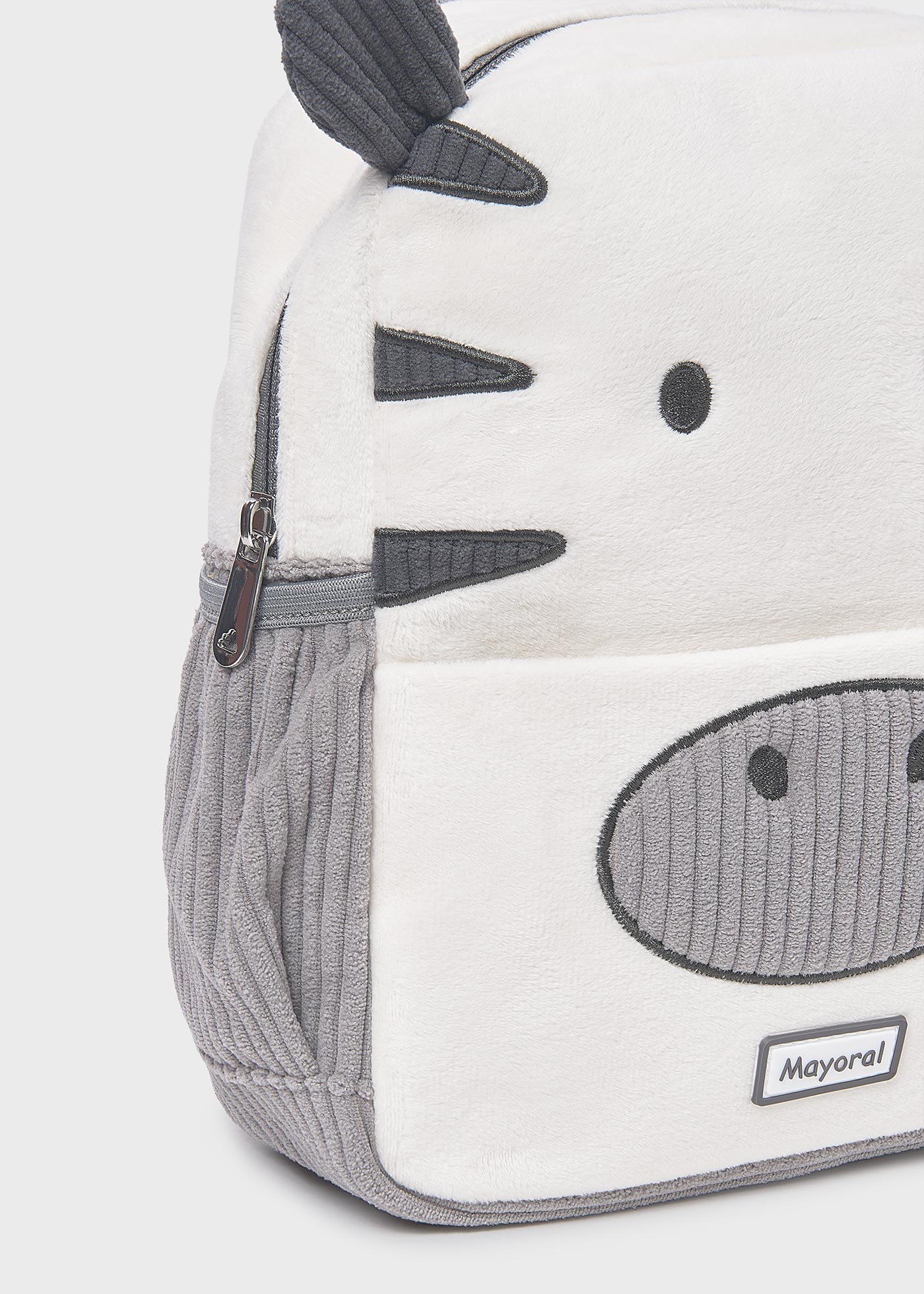 Children's backpack with animal design and Mayoral branding on a white background