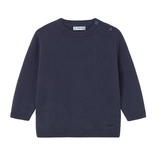 Baby Basic Sweater - Night Blue by Mayoral