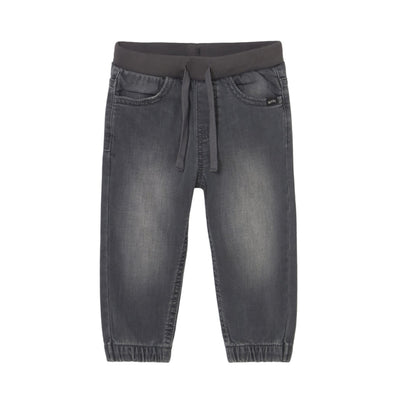 Baby Denim Jogger Pants - Dark Grey by Mayoral