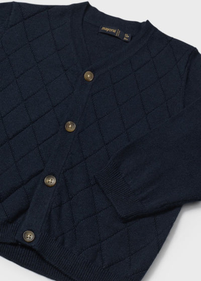 Baby Diamond Cardigan - Navy by Mayoral