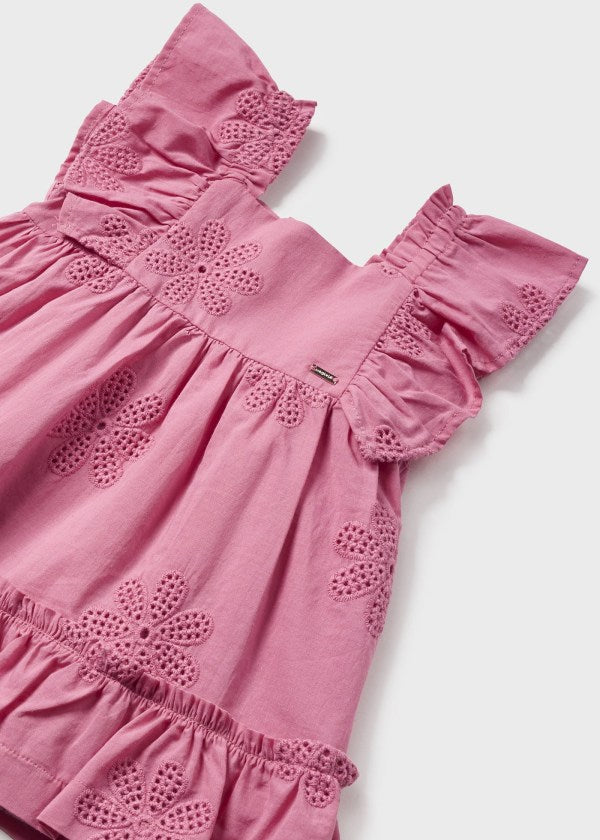Embroidered Ruffle Dress - Hibiscus by Mayoral