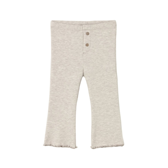Baby Ribbed Flare Leggings - Sand Heather by Mayoral