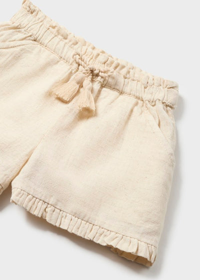 Drawstring Linen Shorts - Linen by Mayoral