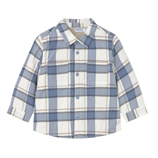 Baby Plaid Overshirt - Iceberg by Mayoral