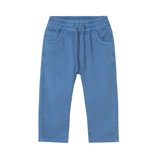 Baby Straight-Leg Twill Pants - Capri Blue by Mayoral - FINAL SALE