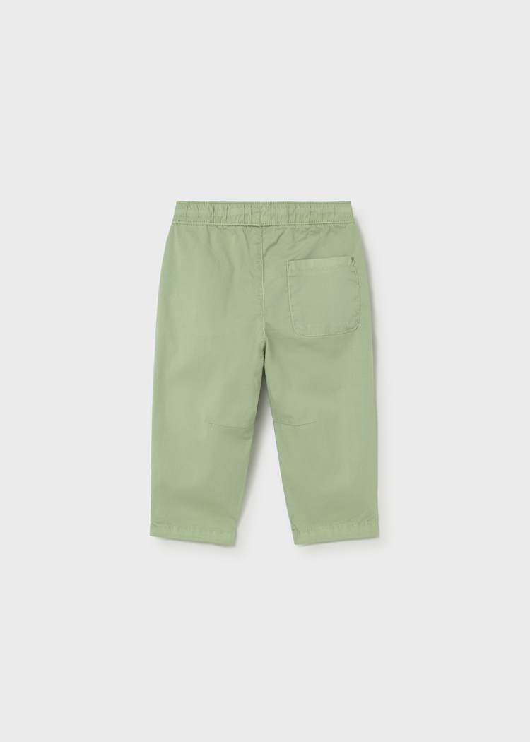 Green pants on a white background